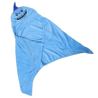  Kids Washcloth Towel Children's Shark Bathrobe Towels Washcloths