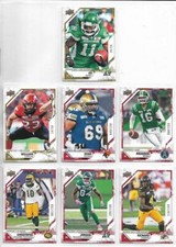 CHRISTOPHE MULUMBA-TSHIMANGA EDMONTON ESKIMOS 2019 UD CFL FOOTBALL RED /150 #68