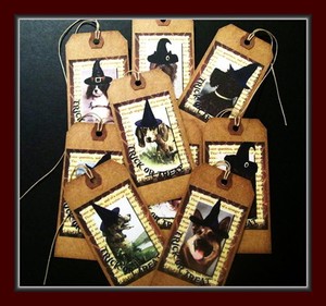 halloween dog tags