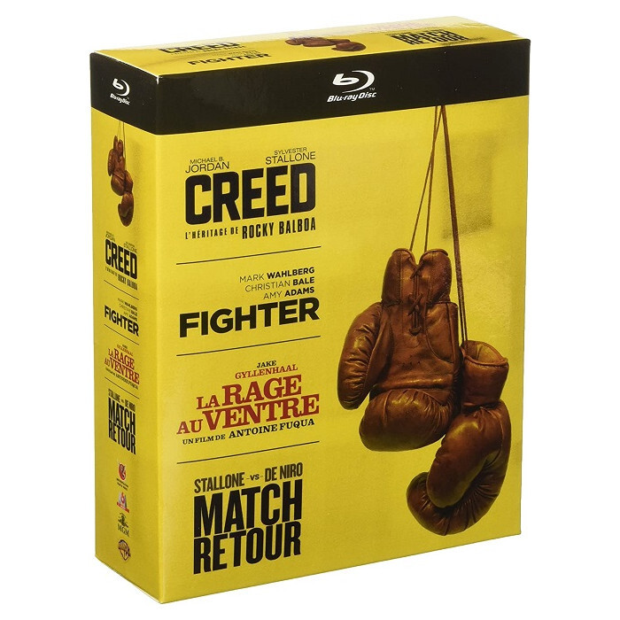 Creed + Il Fighter + La Rage A Pancia + Match Ritorno Cofanetto Blu-Ray Nuova
