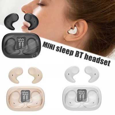 Bluetooth Kopfhörer5.3 Mini In-Ear Kabellos Ohrhörer Invisible Sleep Earbuds Neu