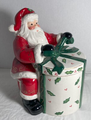 Cosmo Gifts ''Santa with a Gift'' Cookie Jar
