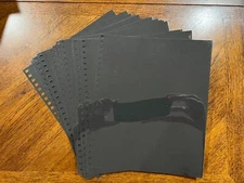 100 Used American Commemorative Collections Stamps 23-Ring Binder Pages, Type C