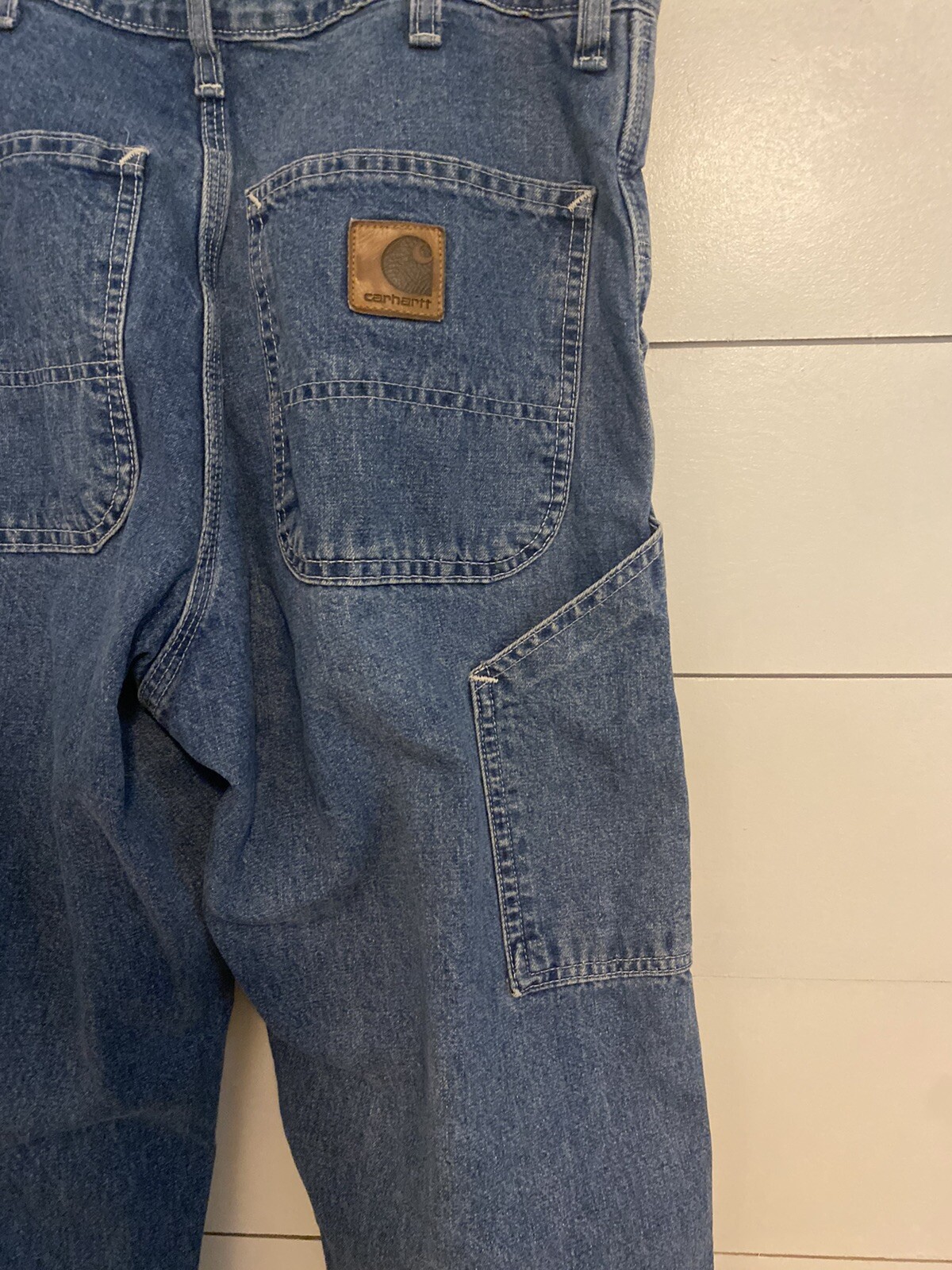 Men's Carhartt Blue Jeans Denim Traditional Fit Size 32x30 eBay