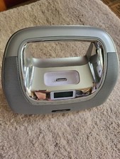 Memorex MiniMove Portable Boombox for iPod Silver Radio  No Charger/untested