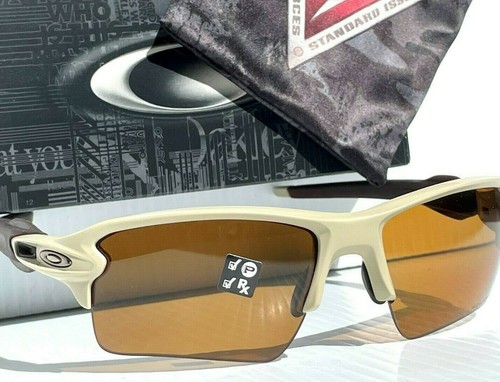 NEW Oakley FLAK JACKET 2.0 Desert Tan w 