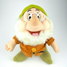 Disney Snow White  The Seven Dwarves Doc 14" Plush Stuffed Doll- Excellent 