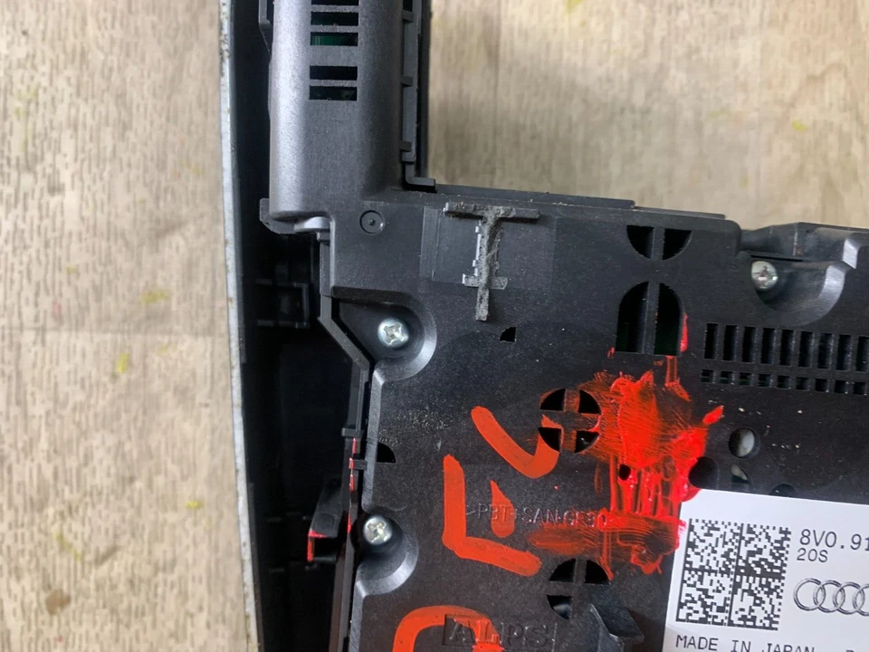 AUDI A3 S3 OEM 15-16 I PERILLA DE CONTROL DE ACCIONAMIENTO INTERRUPTOR DE NAVEGACIÓN MULTIMEDIA PANEL DE AJUSTE Foto 4 de 4