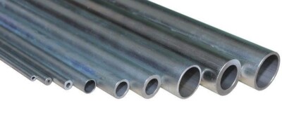 Präzisionsrohr E195 Länge 1000mm geschweißt galvanisch verzinkt  Ø12mm bis 108mm