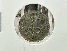 BRITISH WEST AFRICA GEORGE VI 1938 KN 3 PENCE ~Kings Norton Metal Company~ SP97