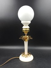 Belle Lampe ce table Maison Le Dauphin Palmier en laiton