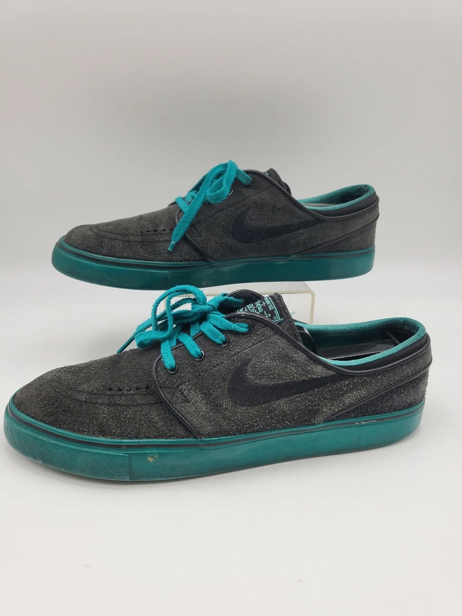 333824-053 NIKE Zoom JANOSKI sz 9 black/hyper jade eBay