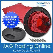 KAYAK DECK PLATE & STORAGE BAG - AquaTrack Inspection Port Kit -Canoe/Boat/Hatch