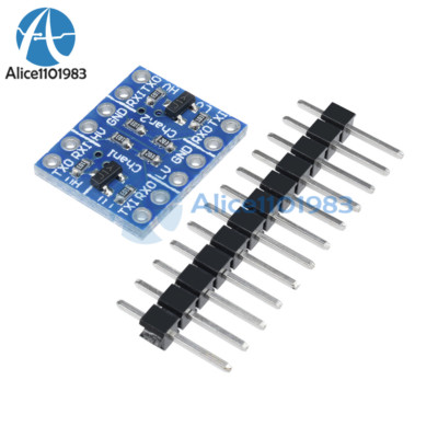 5 Stück Zweikanal IIC I2C Logik Pegelwandler Bidirektionales Modul 5V auf 3,3V