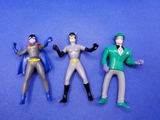 McDonald's 1993 Batman Animated Series Happy Meal Toys Lot of 3 Catwoman Joker