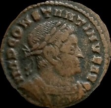 Constantine I   The Great 307-337AD. AE FOLLIS.  Roman Provincial. 