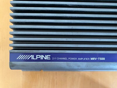 Alpine V12 MRV-T500 2ch Power Amplifier Tested Free Shipping | eBay