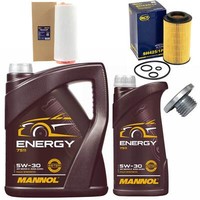 MotoröL Filter Set 5W-30 6 Liter + ÖLablassschraube FüR BMW 3Er 318D E46 116 PS
