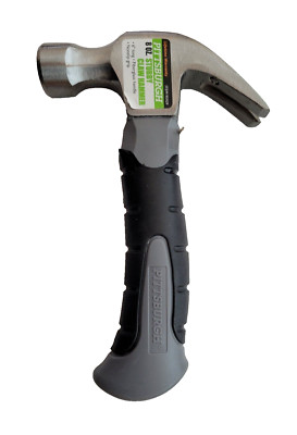 8 oz. Small Stubby  Claw Pein Hammer Fiberglass Handle
