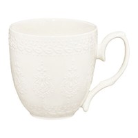 Kaffee-Tasse Porzellan Kaffeebecher Geschenk Tasse Mit Henkel Paisley 350 Ml