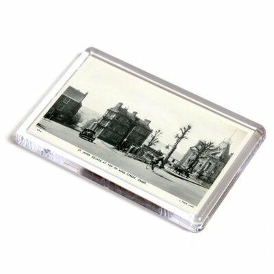KÜHLSCHRANKMAGNET - Vintage Schottland - St James Square at Top of King Street, Crieff