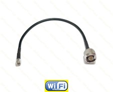 1 foot SILVER Plated N male to SMA male RF Pigtail Cable RFC195 SHIPS FROM USA