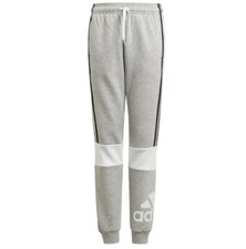 Image of Junior Boys Adidas Track Pants Joggers Grey