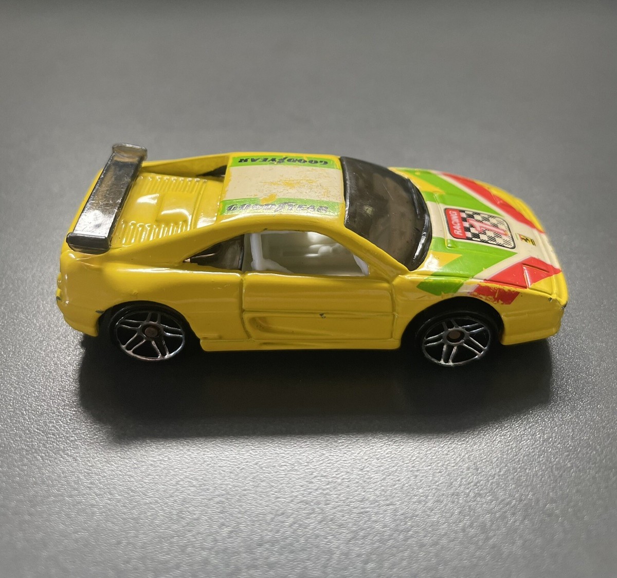 Vintage 1999 Hot Wheels Ferrari F355 Challenge Yellow Toy Car | eBay