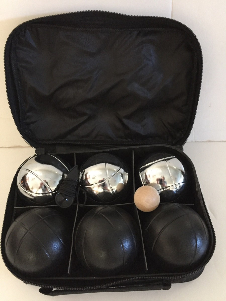 JEUX DE 3 BOULES DE PETANQUE 720 GR AVEC COCHONNET ET MESUREUR