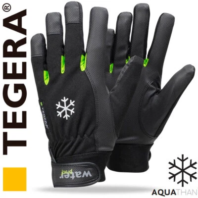 Tegera Arbeitshandschuhe Handschuhe Arbeit Winter Wasserdicht Synthetikleder 517