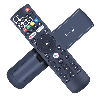 For TELE System UP T2 4K: Decoder digitale terrestre Android TV Remote Control