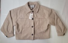 NA-KD Wool Blend Oversized Short Jacket Size 36 (UK S) Brand New