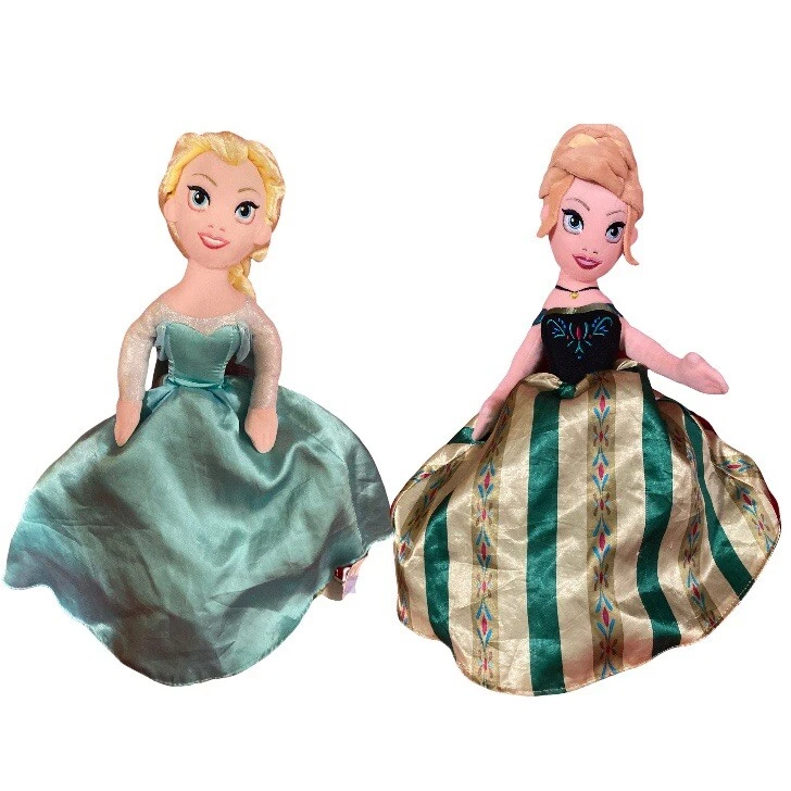 Disney Parks Frozen Anna Elsa Flip 2 in 1 Topsy Turvy Reversible