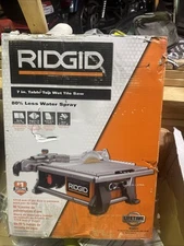 Rigid 6.5 Amp 7 in. Blade Corded Table Top Wet Tile Saw