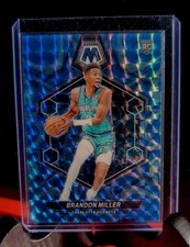 23-24 Panini Mosaic Brandon Miller #202 Reactive Blue Prizm RC COME NUOVO 🏀 