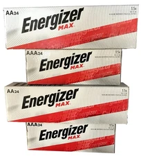 Energizer Alkaline AA & AAA Combo Pack (100+100) Max Batteries Exp.12/2031