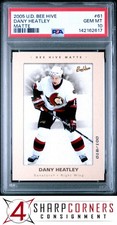 2005 UPPER DECK BEE HIVE MATTE #61 DANY HEATLEY #/100 POP 1 PSA 10