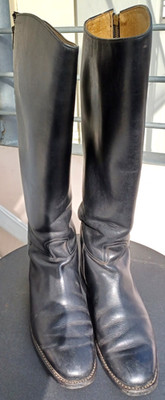Lederreitstiefel Gr.40/41 (UK 7) , Marke Cavallo  , mit Reißverschluß,  getragen