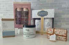 Luxury Beauty Gift Lot Crabtree  Evelyn Philosophy Nature Love Soap Set New Gel