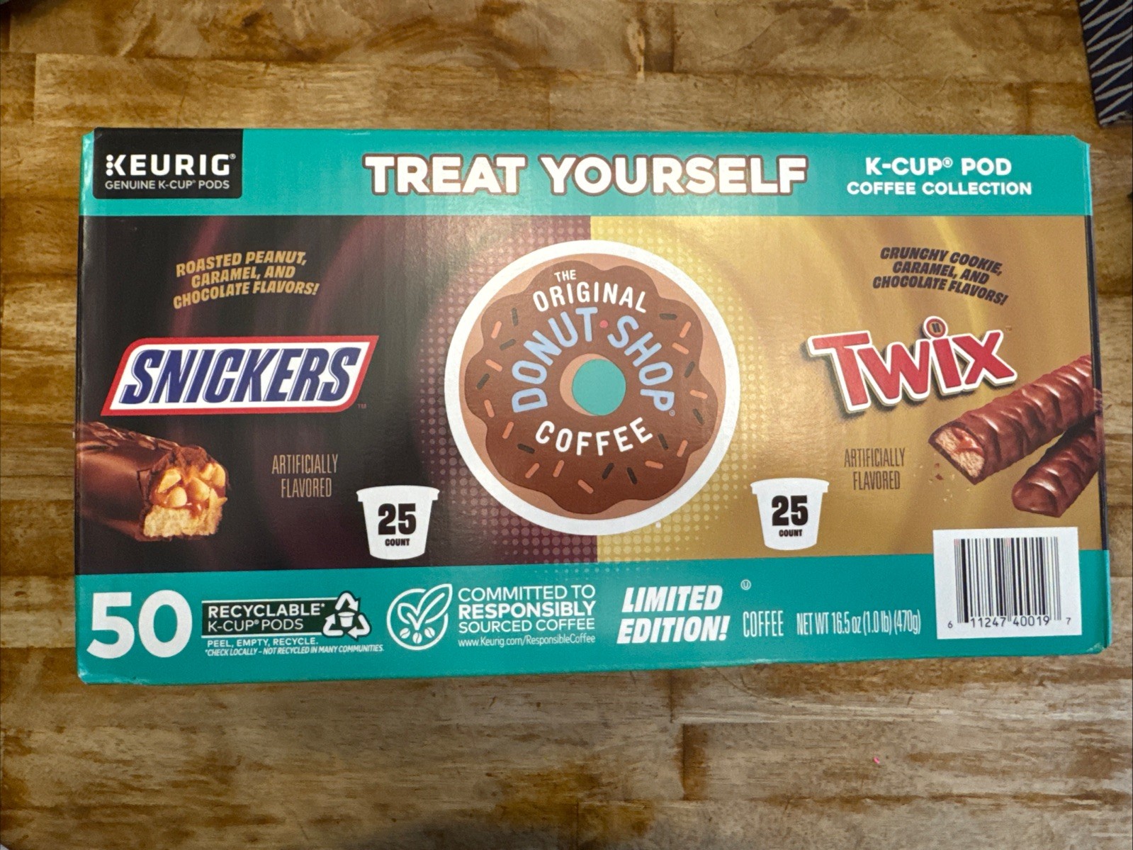 K-CUPS Twix & Snickers LIMITED EDITION. 50 ct