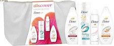 Image of Dove Gift Set Discover Ultimate Beauty Bag Collection with Two Body Washes, a Bo