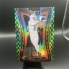 2024 Panini Select - Jermaine Burton #350 Dragon Scale Prizm /81 Bengals