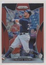2019 Panini Prizm Tier II Red Prizm Travis Shaw #197 9h0