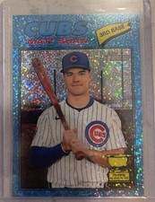 2026 Topps Heritage Chrome light blue sparkle Owen Cassie CUBS RC #88