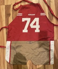 San Francisco 49ers Football Hall Of Fame #74 JOE STALEY Grilling Apron J9