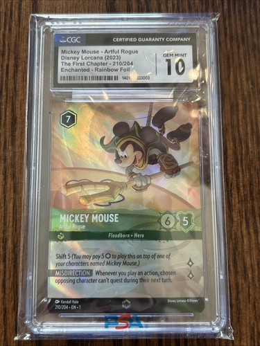 Mickey Mouse - Artful Rogue graded CGC 10 for sale on eBay