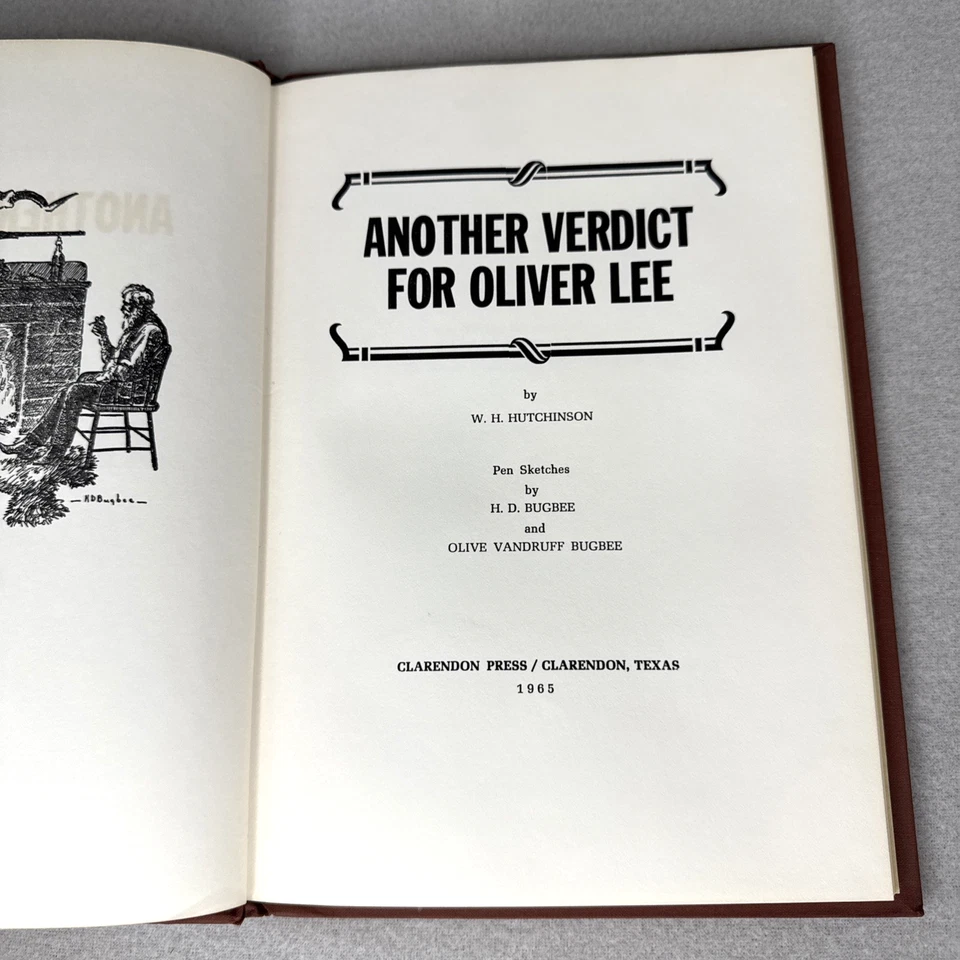 Another Verdict for Oliver Lee by W. H. Hutchinson- Fountain Murder - 1st Ed HC - Image 4 of 4