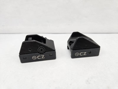 #ad New Oem CZ EVO 3 Sight Set Front Rear Picatinny Metal $149.99