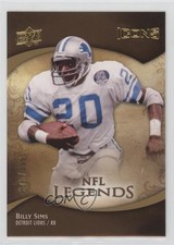2009 Upper Deck Icons NFL Legends 375/599 Billy Sims #195 1ct1