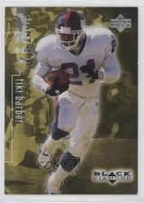 1998 Upper Deck Black Diamond Rookie Edition Triple /1500 Tiki Barber #56 11pj